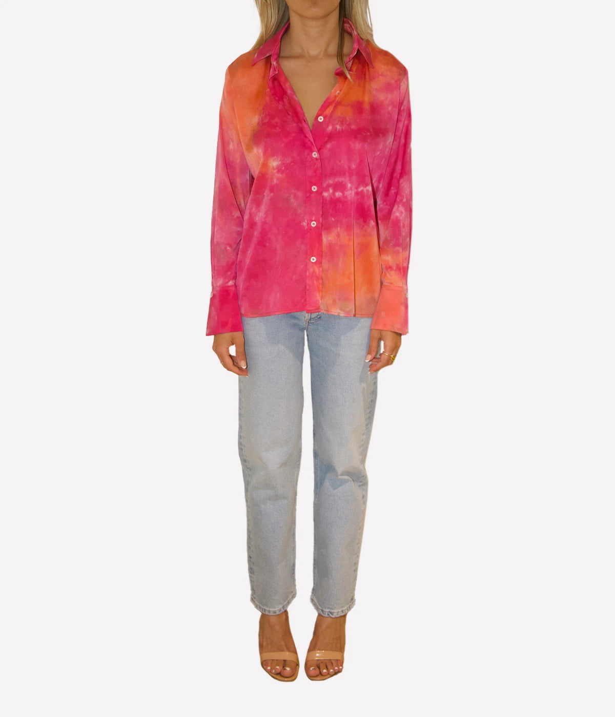 *FINAL SALE* Long Sleeve Blouse in Hawaiian Hues