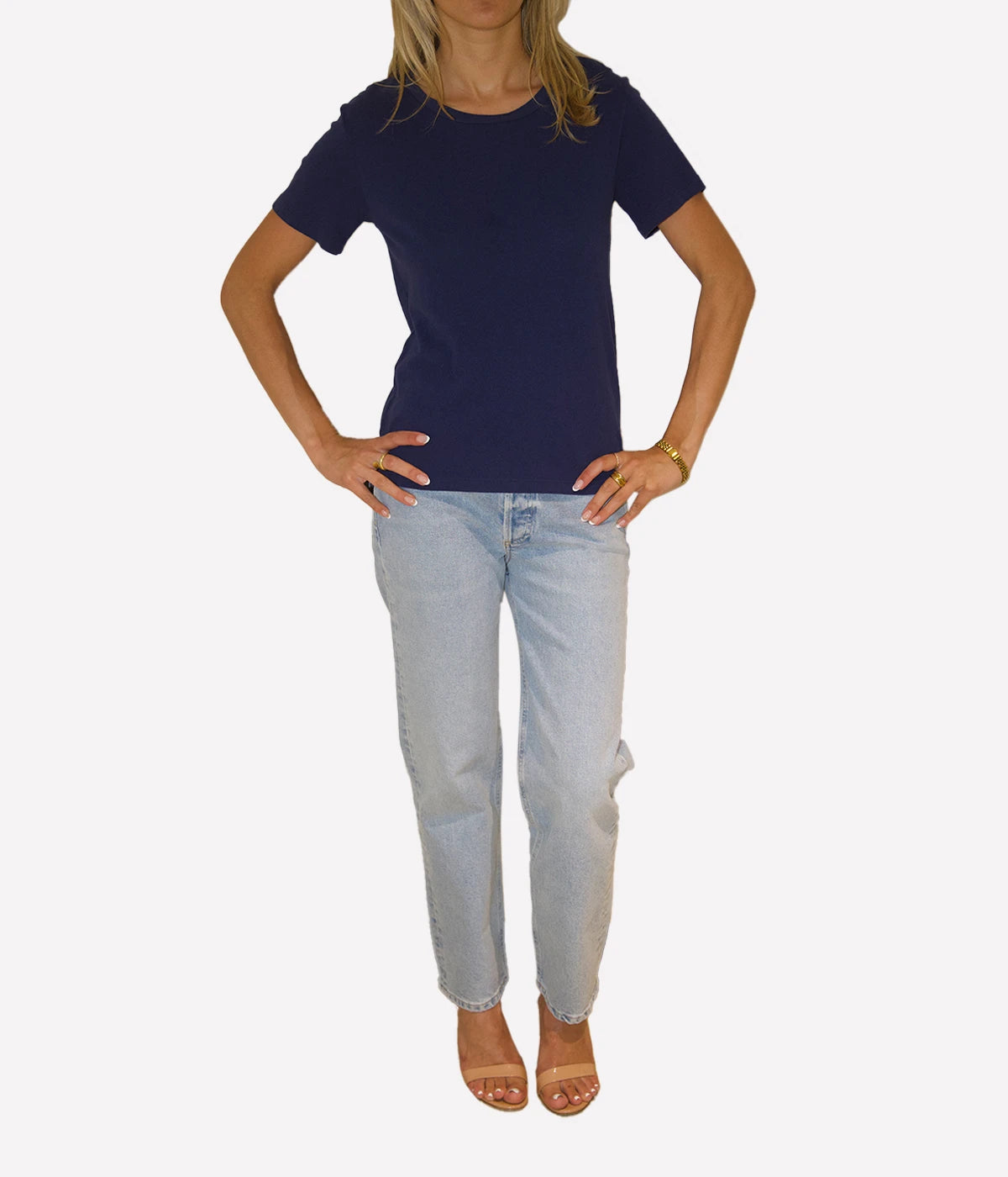 *FINAL SALE* Corinne T-Shirt in Marine Blue