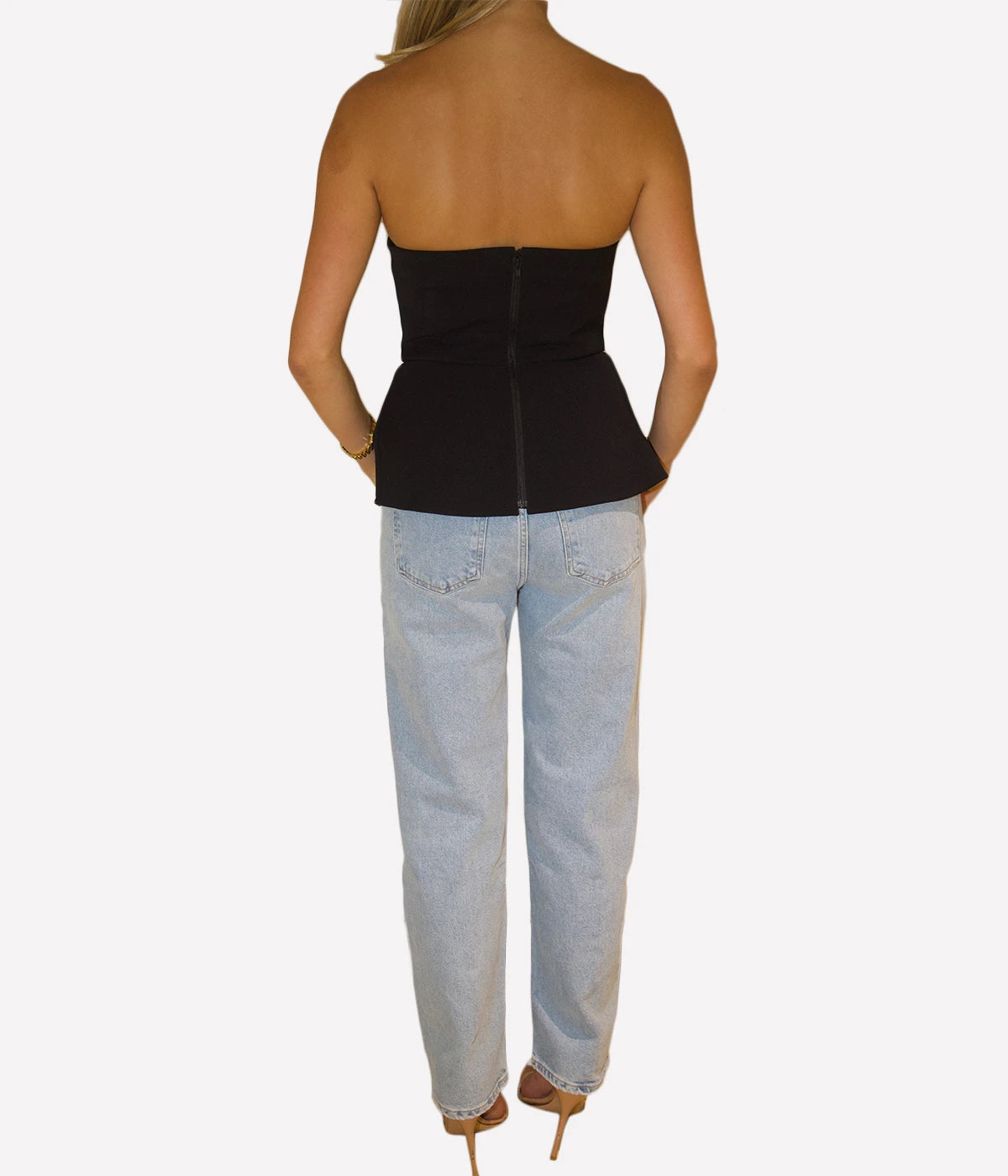 *FINAL SALE* Bandeau Top in BLACK