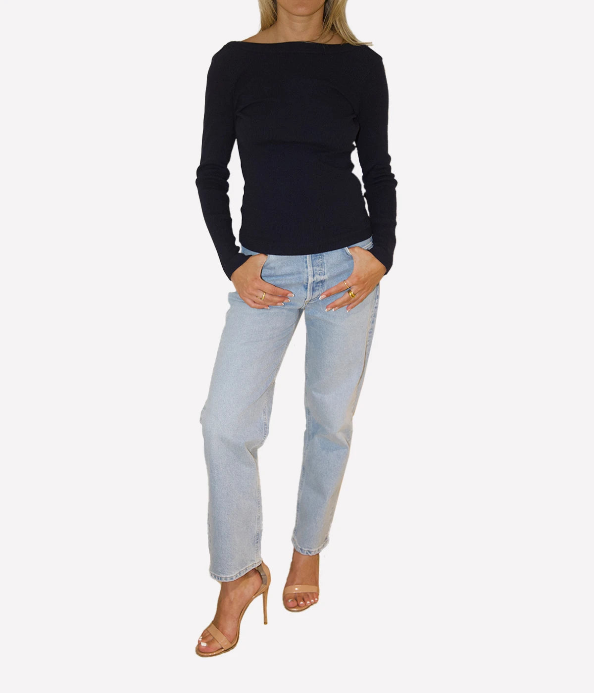 *FINAL SALE* Follie Top in Navy