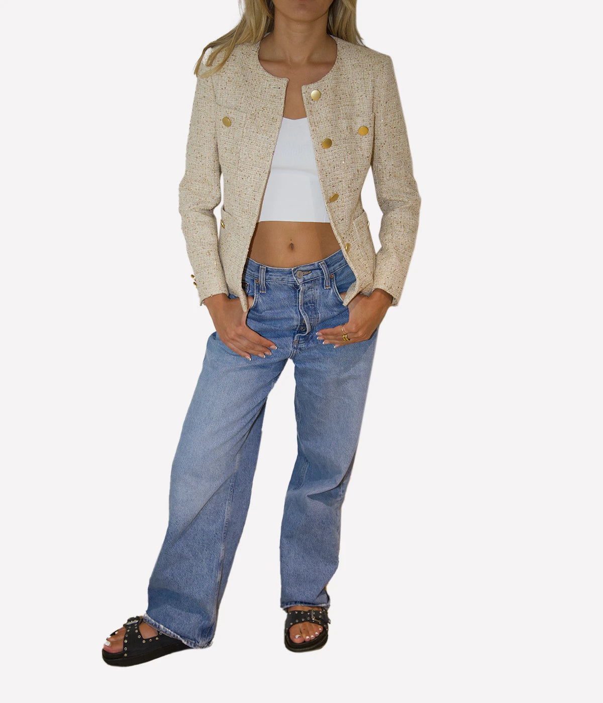 *FINAL SALE* Beverly Blazer in Avano