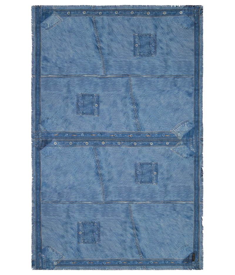 Jeans Shirt Scarf