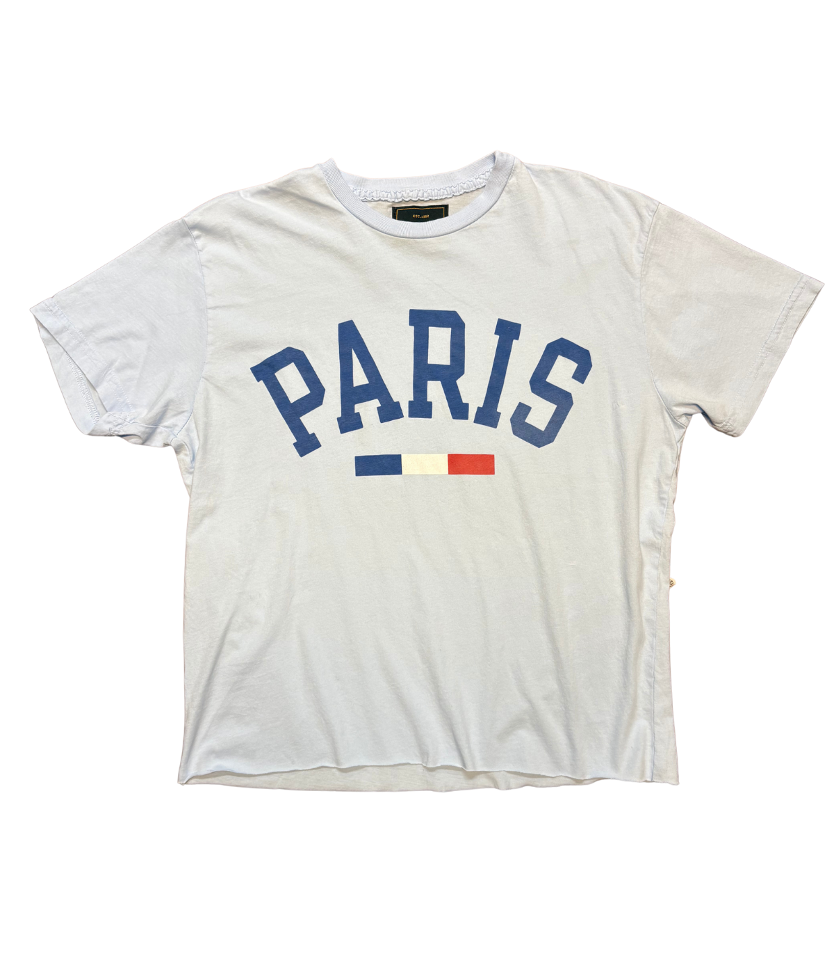 Blue Paris Tee in Vintage Blue