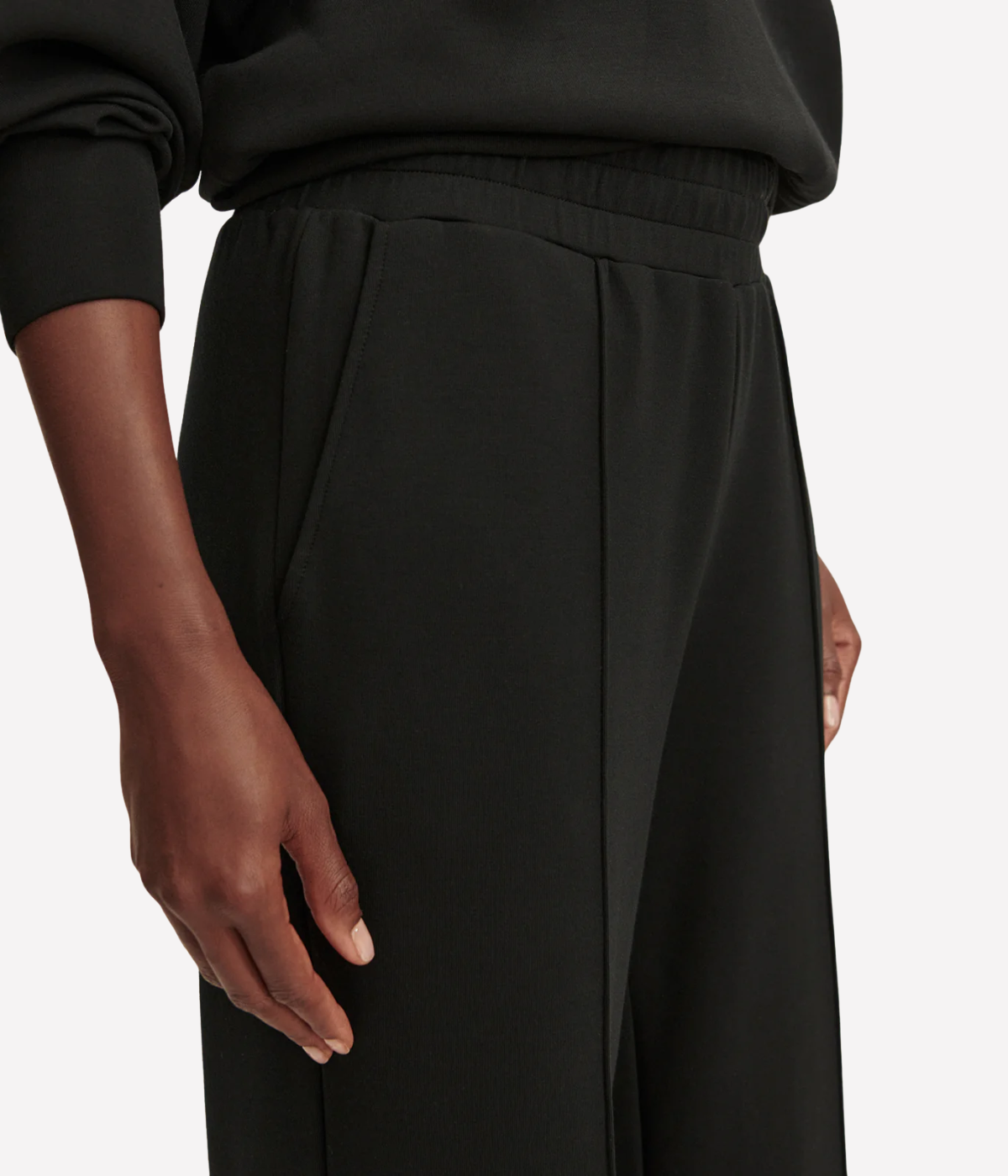 Wide Leg Pant in Black