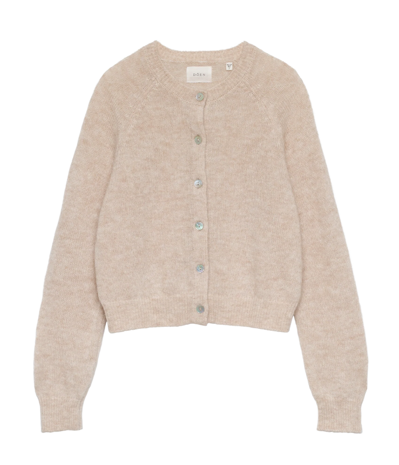 Petra Cardigan in Hazelnut Crème