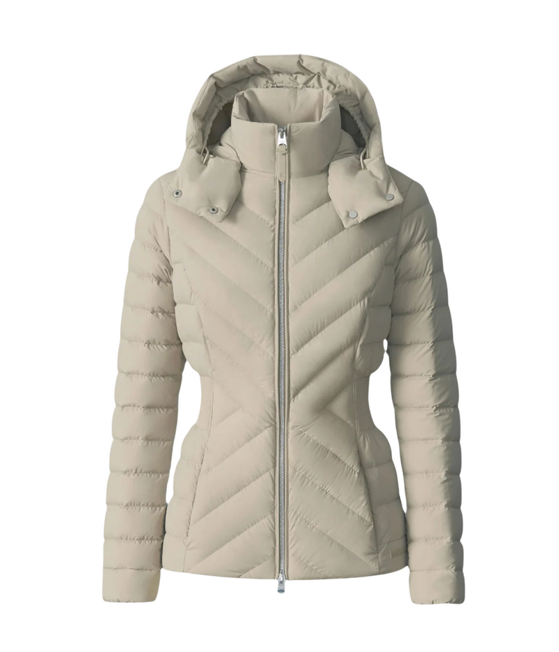 Idalee Puffer Jacket in Light Camel