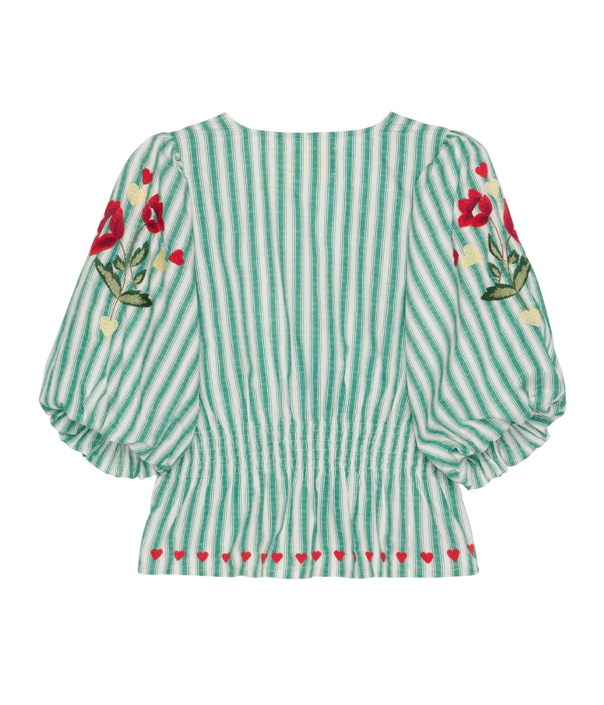 Lotta Shirt In Green Stripes