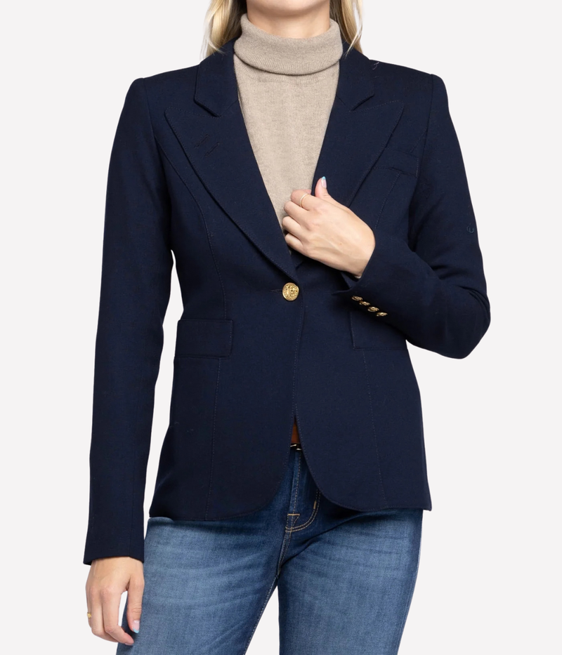 Classic Duchess Blazer in Navy