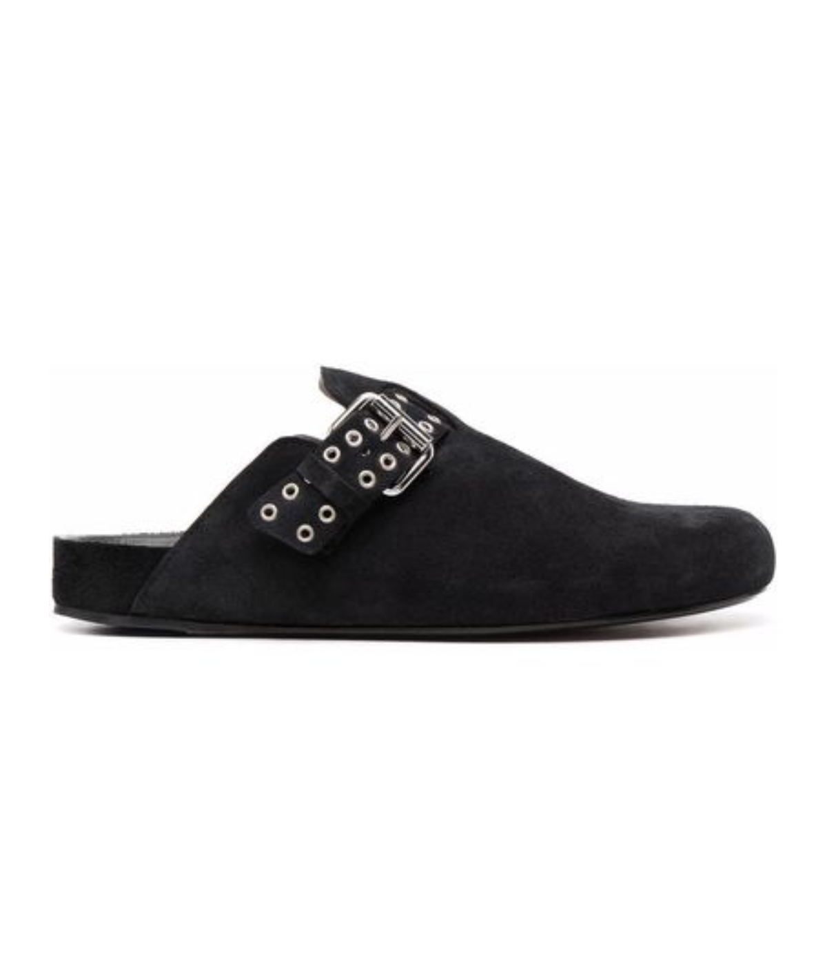 Mirvin Leather Mule in Black