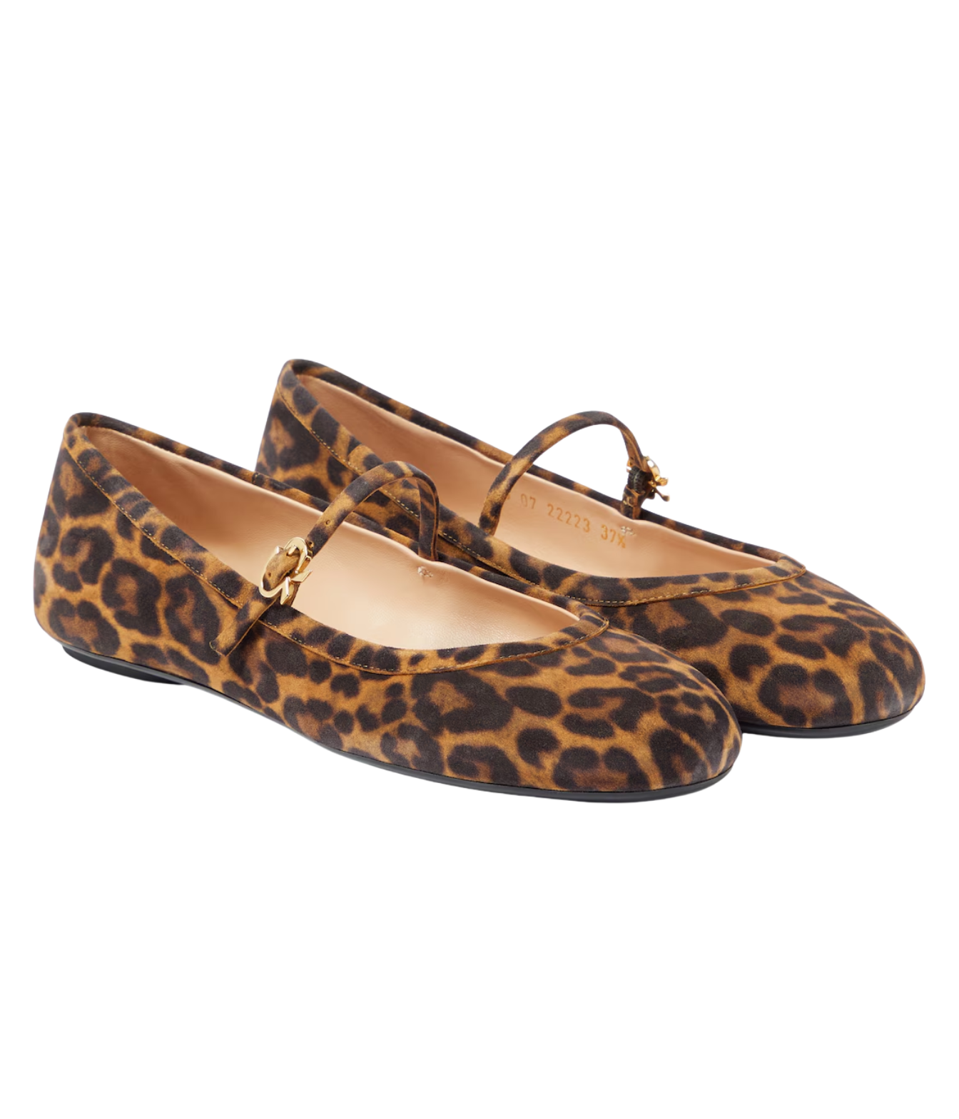 Carla Ballet Flat In Almond Leopard