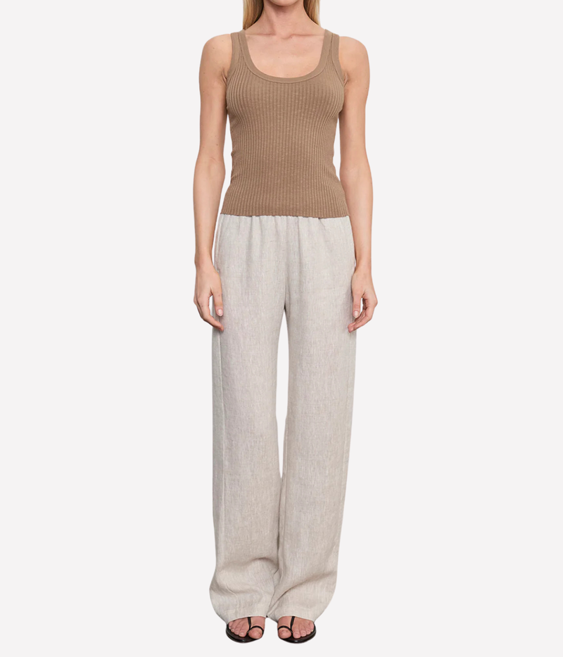 Military Rib Crop Tank in ARMY