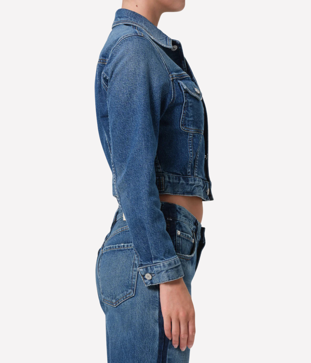 Charisse Shrunken Jacket In Briar