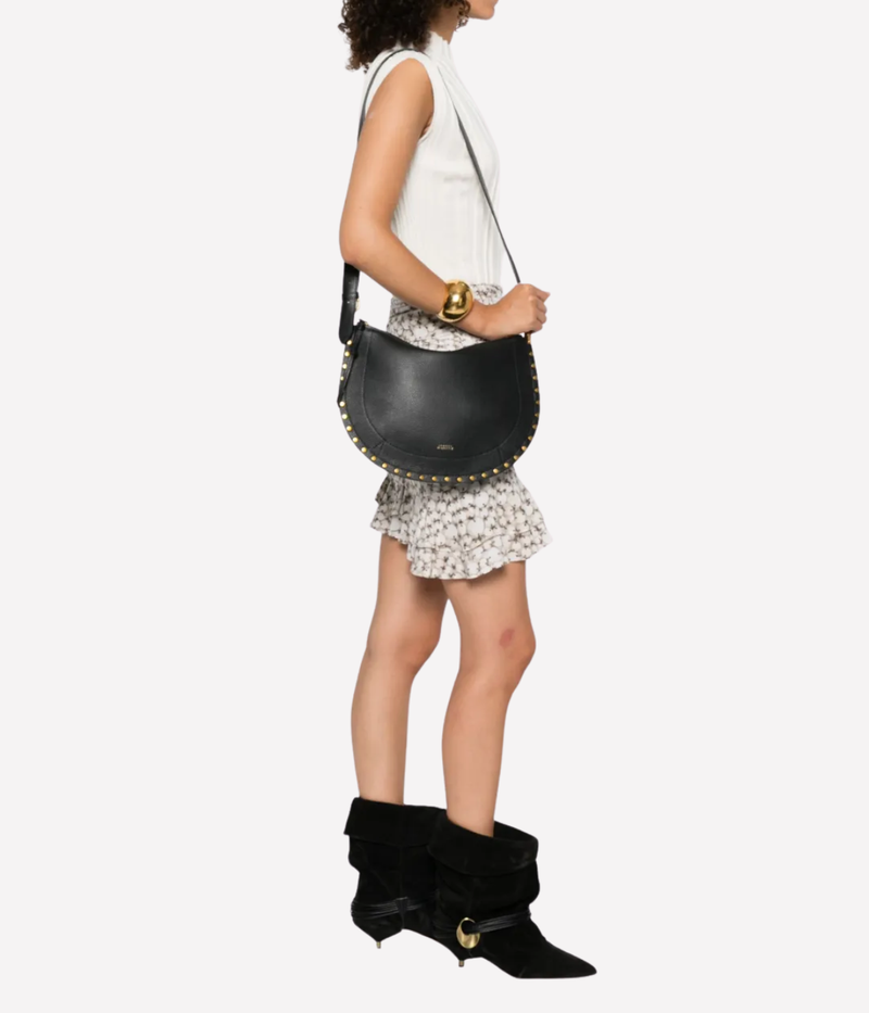 Oskan Soft Zip Bag In Black