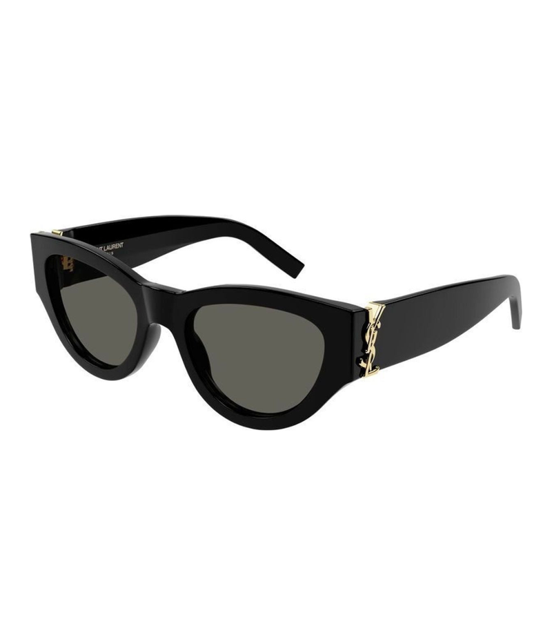 Round Large Sunglass in Black