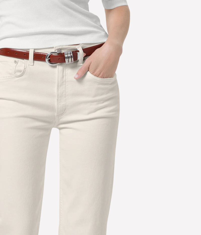 Palma Straight Jean in Almond