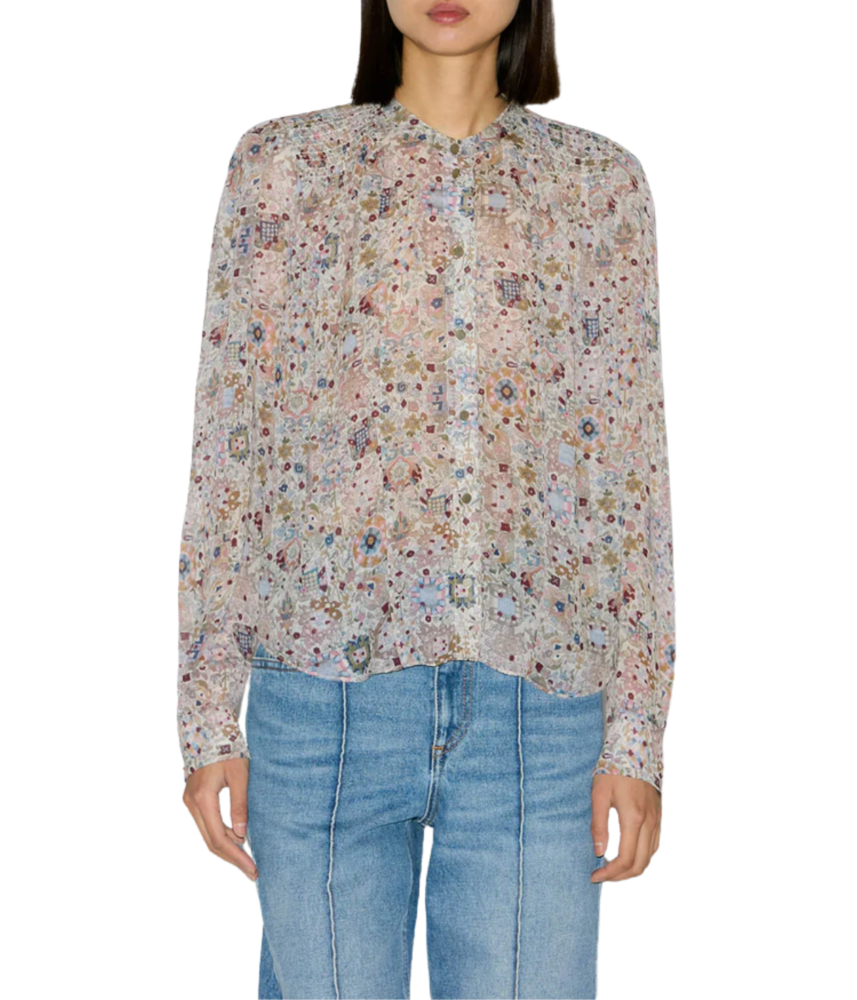 Noelie Blouse in Ecru