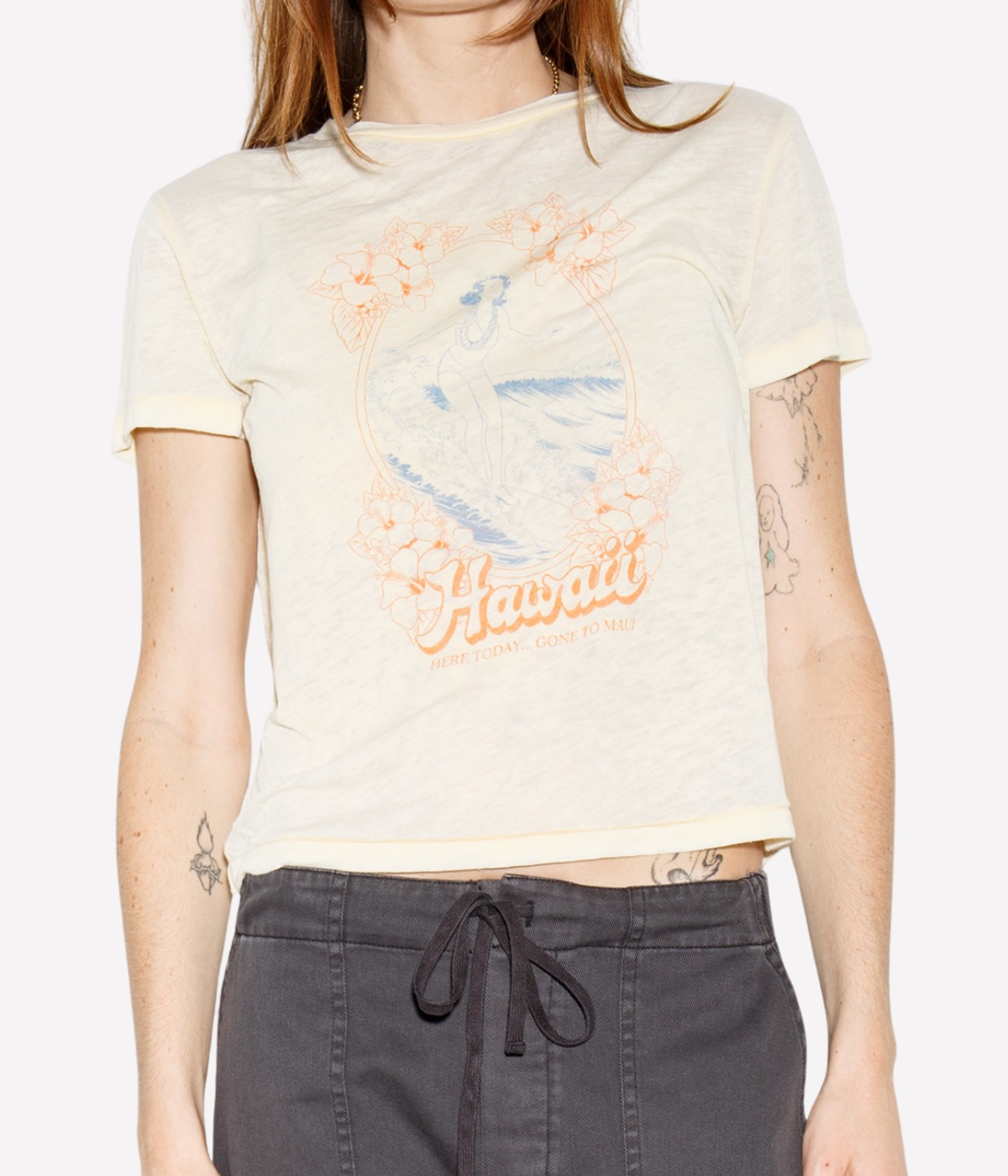 Classic Tee Hawaii In Shortbread