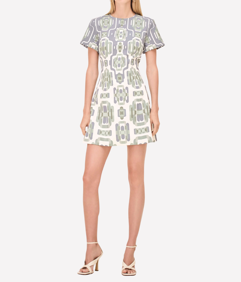 Silva Dress in Blue Sage