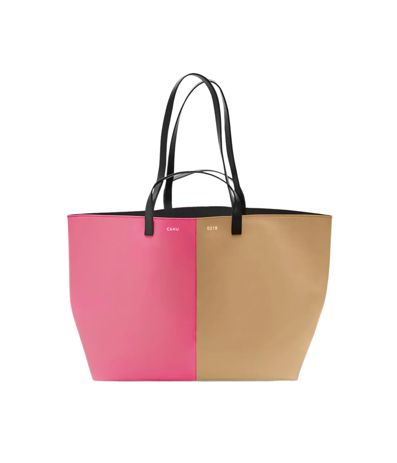 Pratique Zip Medium Bag in Light Pink & Cream