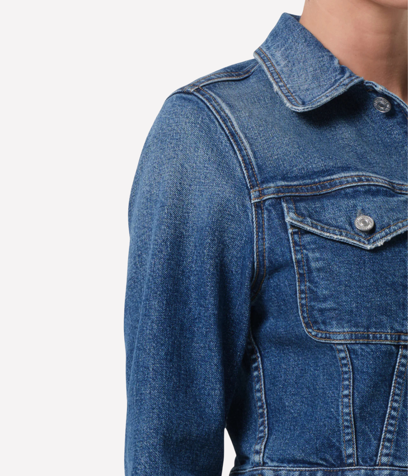 Charisse Shrunken Jacket In Briar