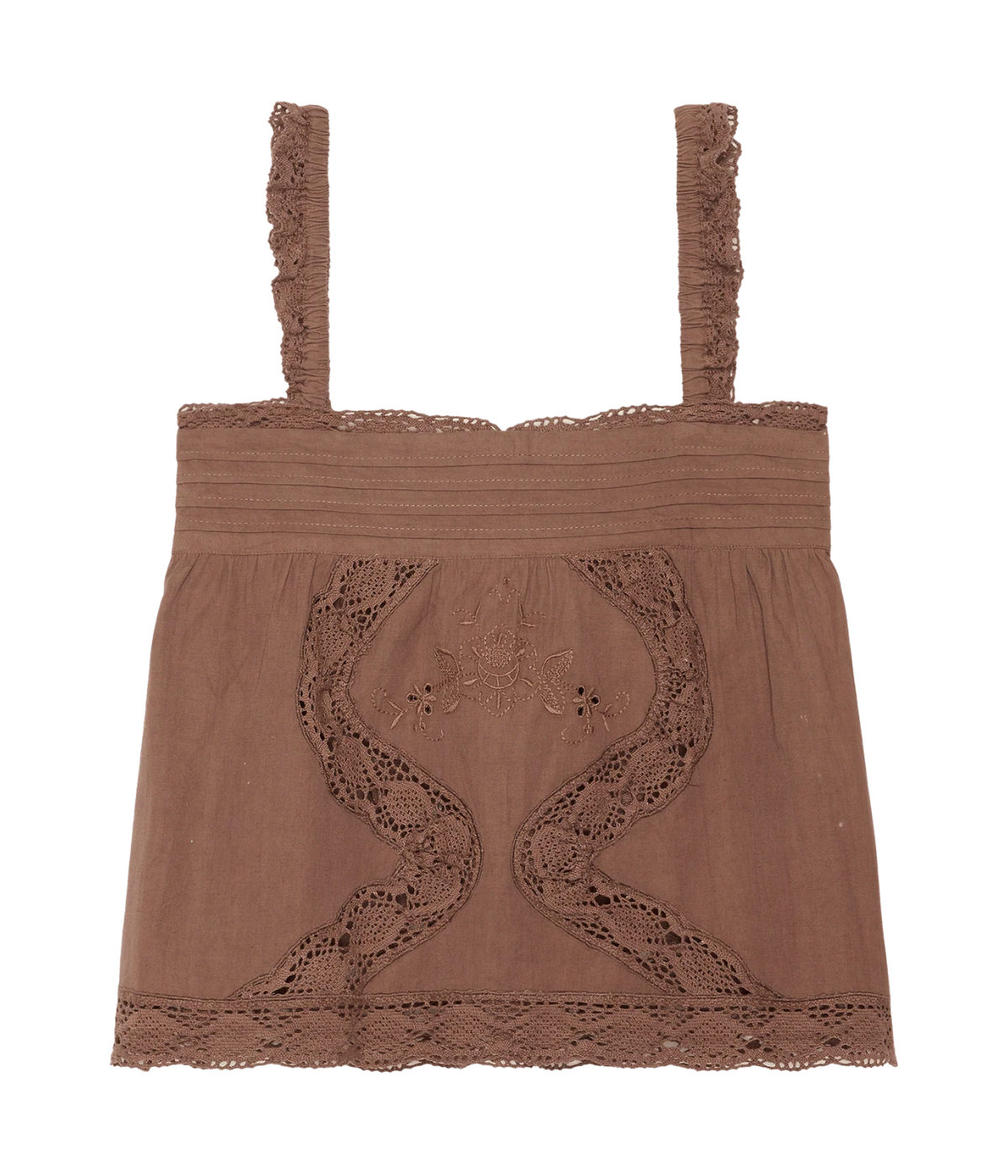 Agathe Strap Top in Mole