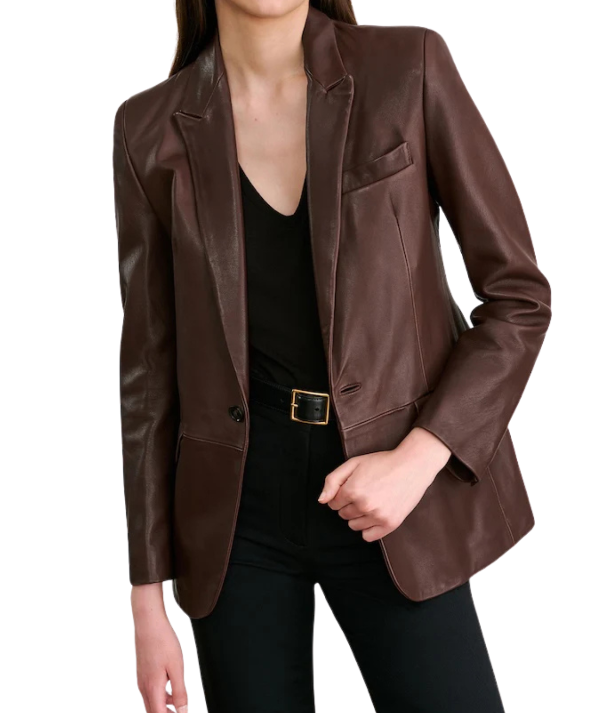 Belmonde Leather Tailored in Bordeaux