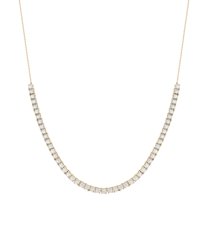 Ava Bea Tennis Necklace in 14k Yellow Gold