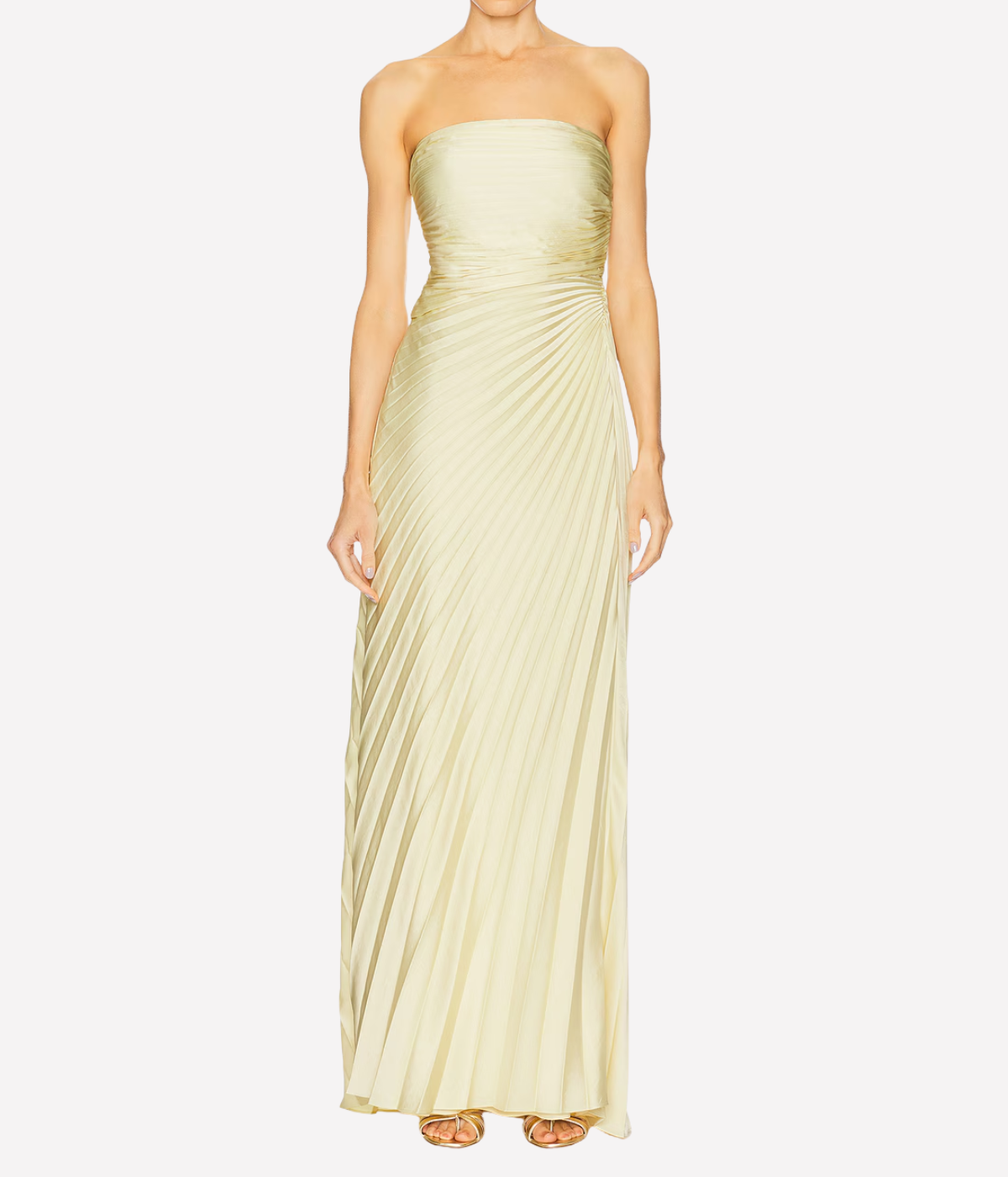 Bianca Dress in Light Canary