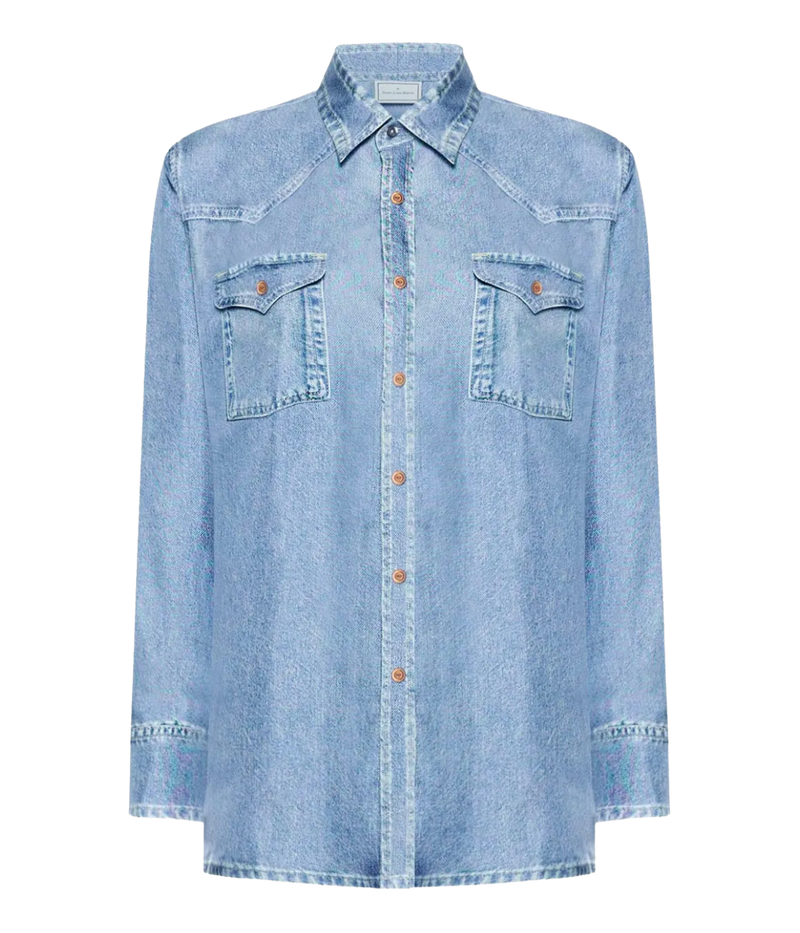 Aloe Longsleeve Silk Shirt in 516081/102