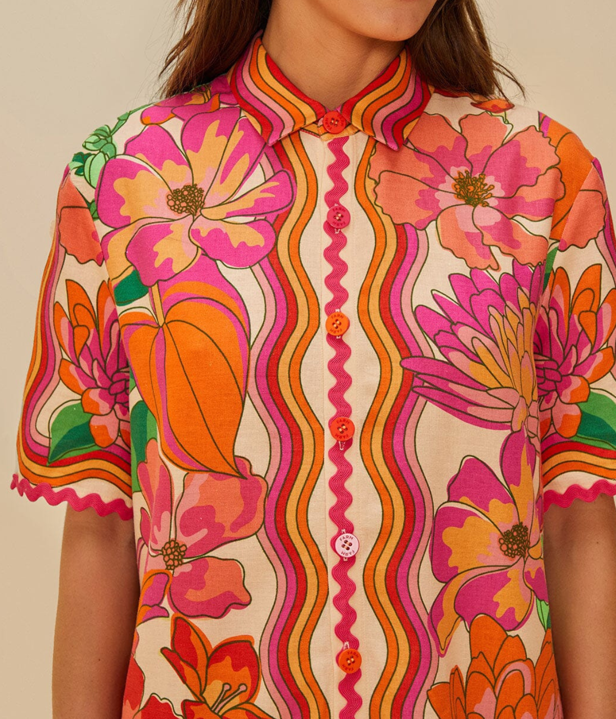 Spring Affair Shirt in Beige