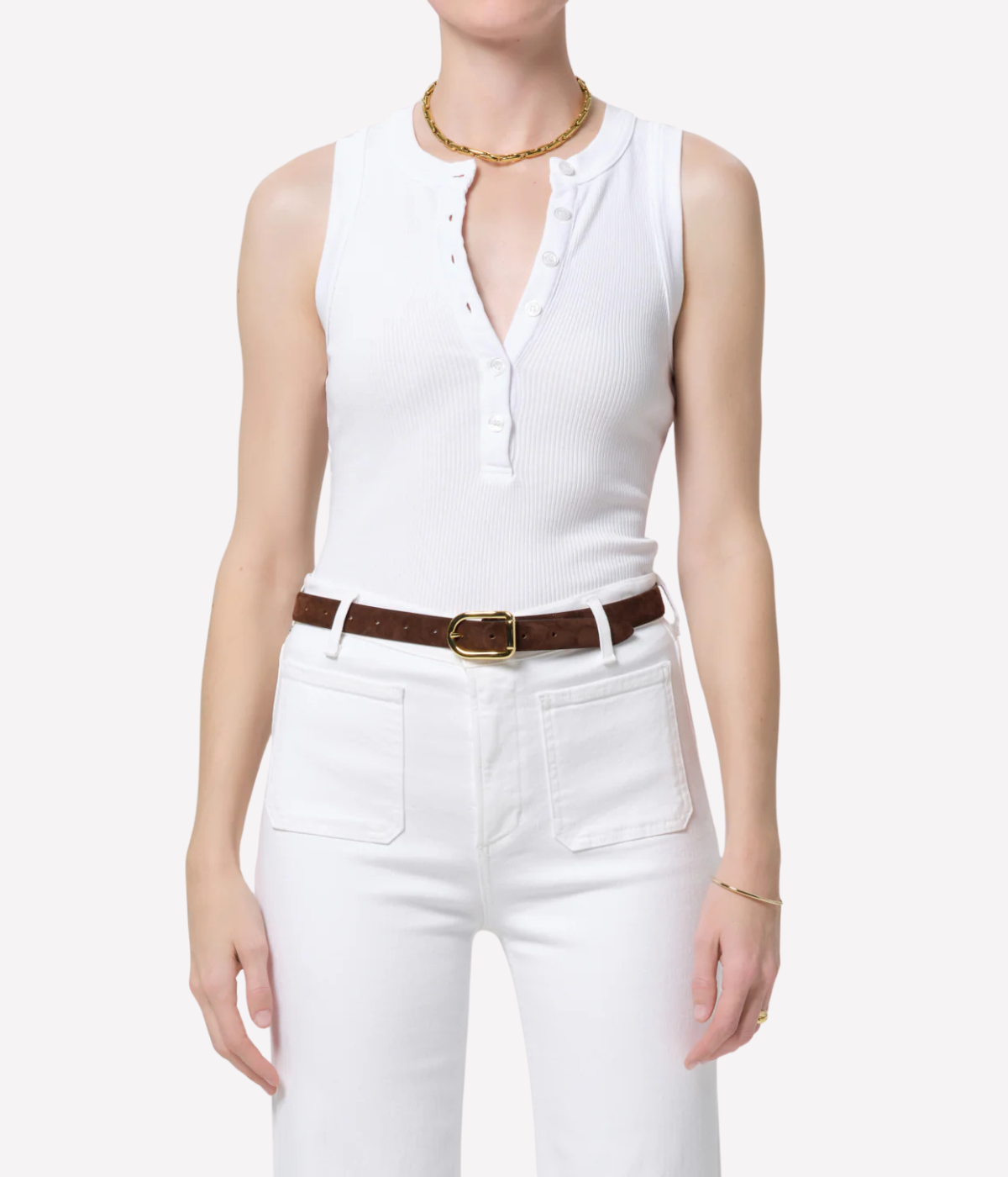 Caralyn Tank in White