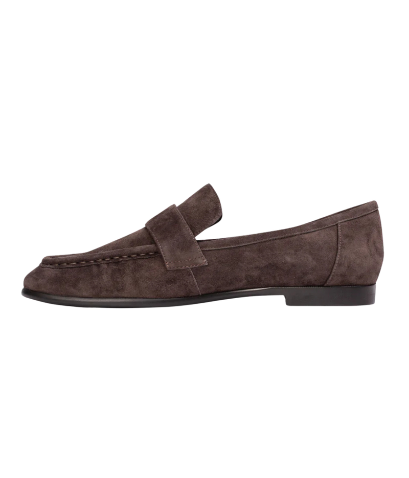 Arrow Loafer in Hot Fudge Suede