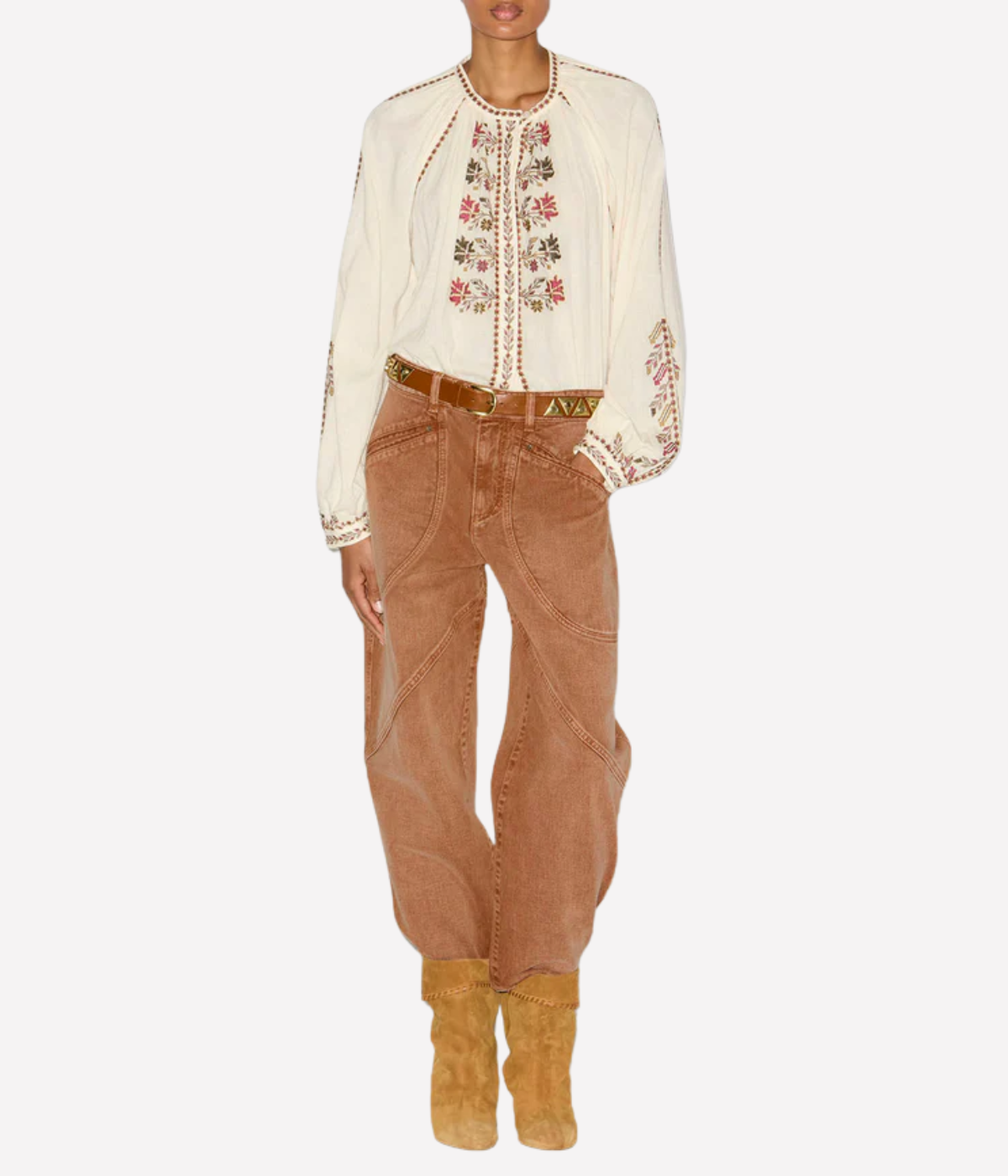 Catarina Pant in Ochre