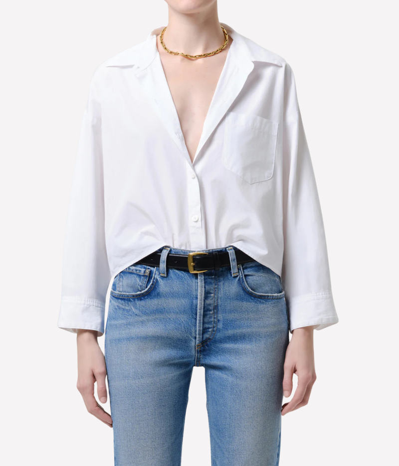 Petit Ami Shirt In Optic White