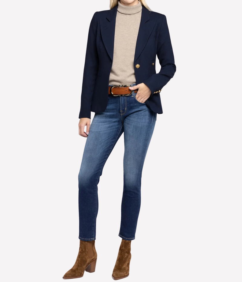 Classic Duchess Blazer in Navy