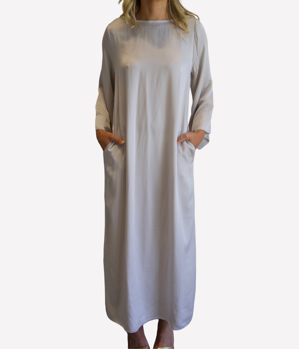 *FINAL SALE* Silk Dress in Nigella