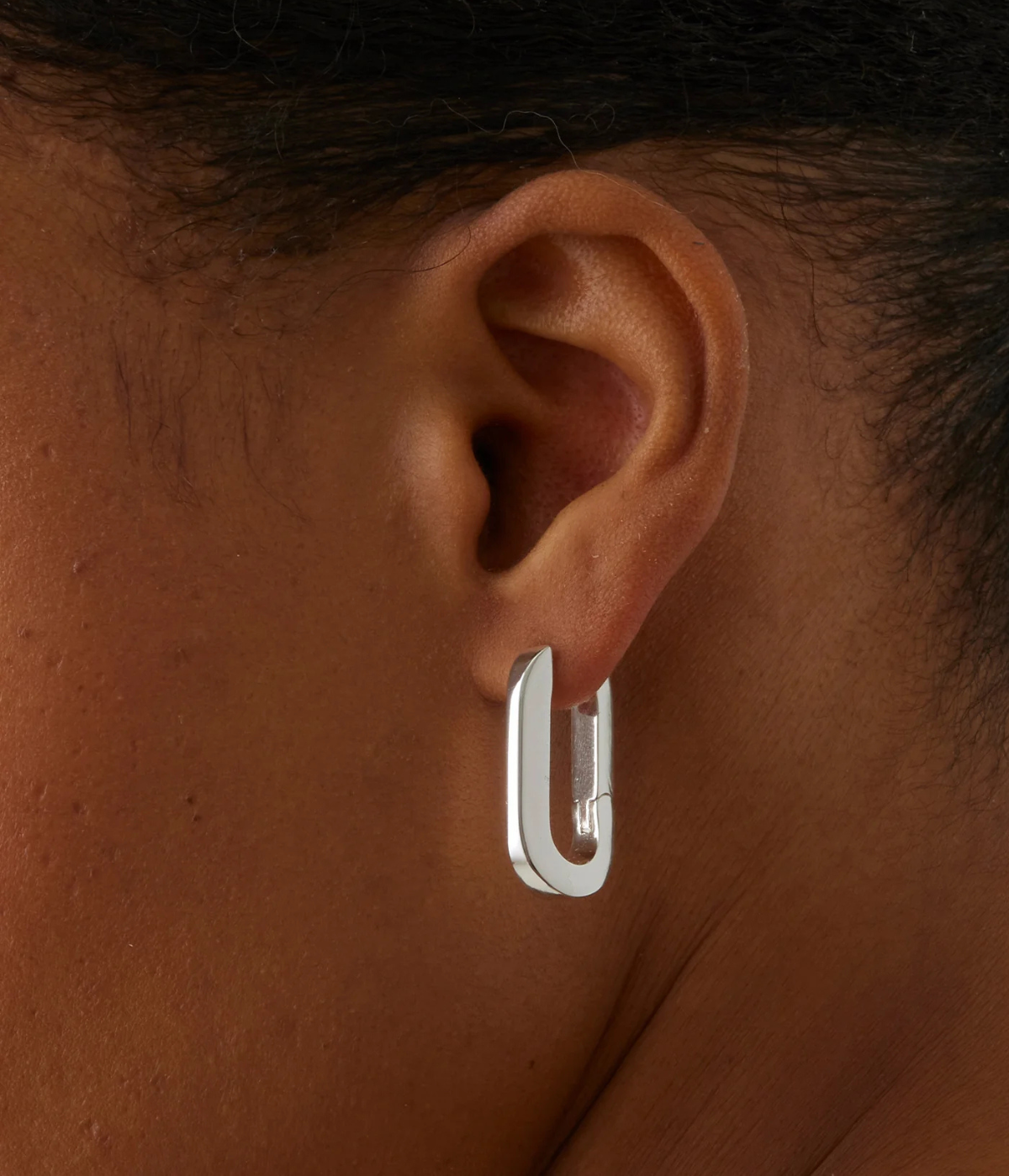 U-Link Earrings in SILVER