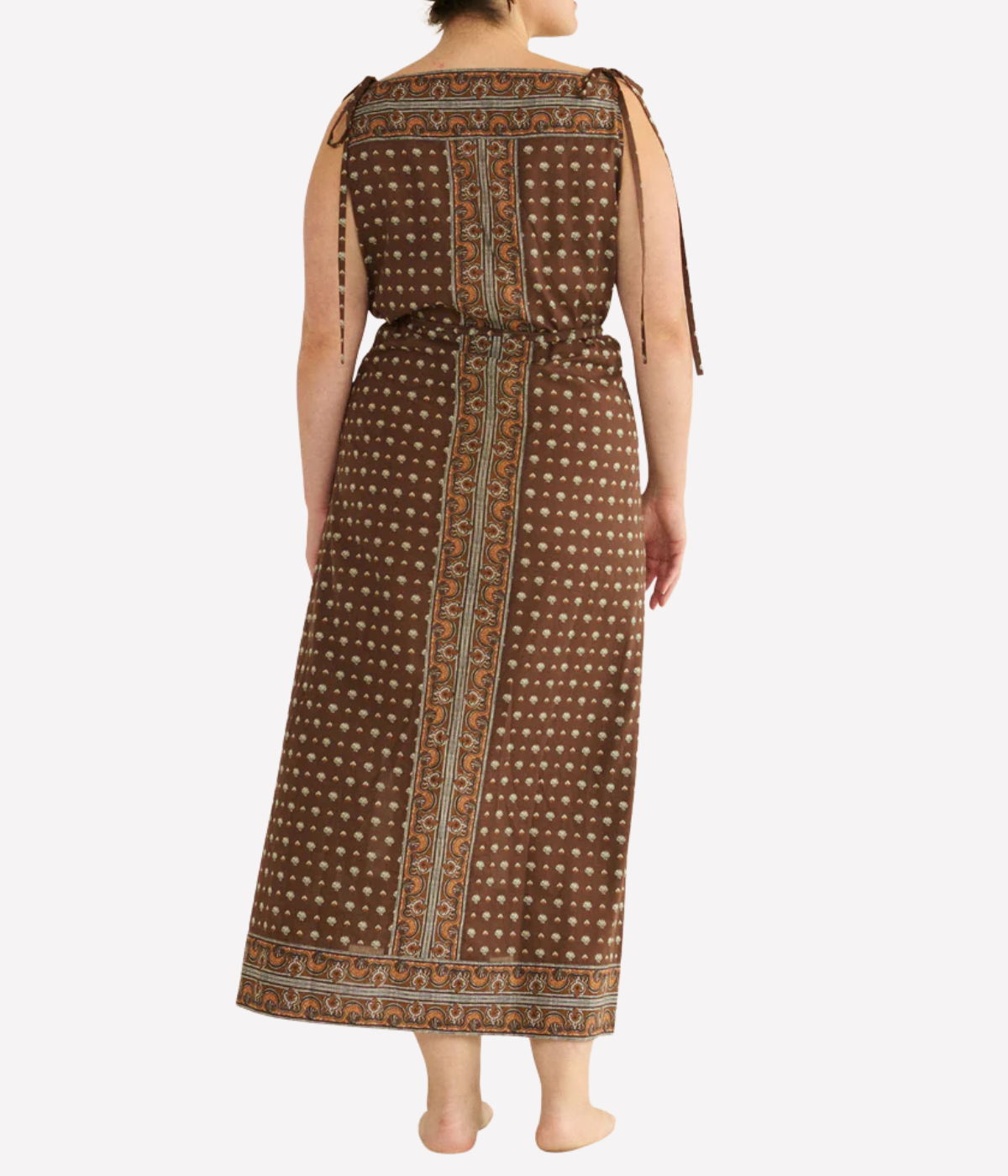 Amarante Dress In Terre Foulard De La Mer