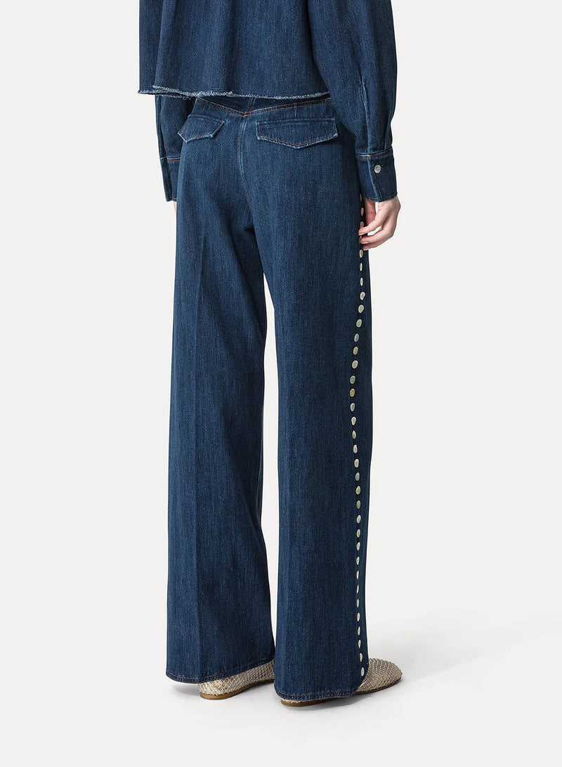 Denim Calvary 5 Pocket Pant in INDIGO