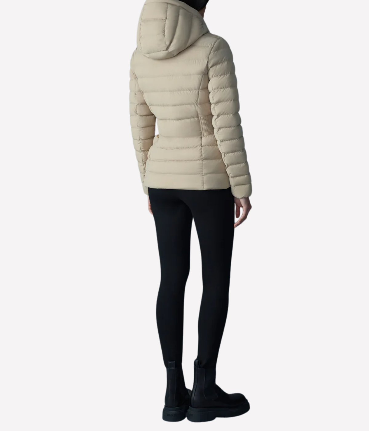 Idalee Puffer Jacket in Light Camel