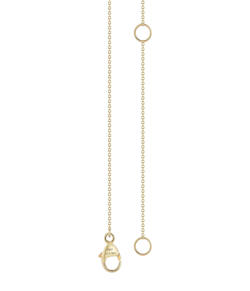 Ava Bea Tennis Necklace in 14k Yellow Gold