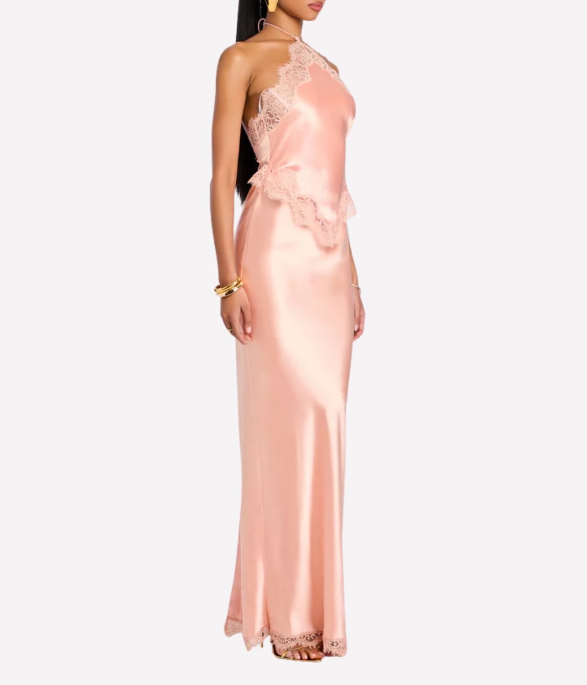Everly Dress in Peche