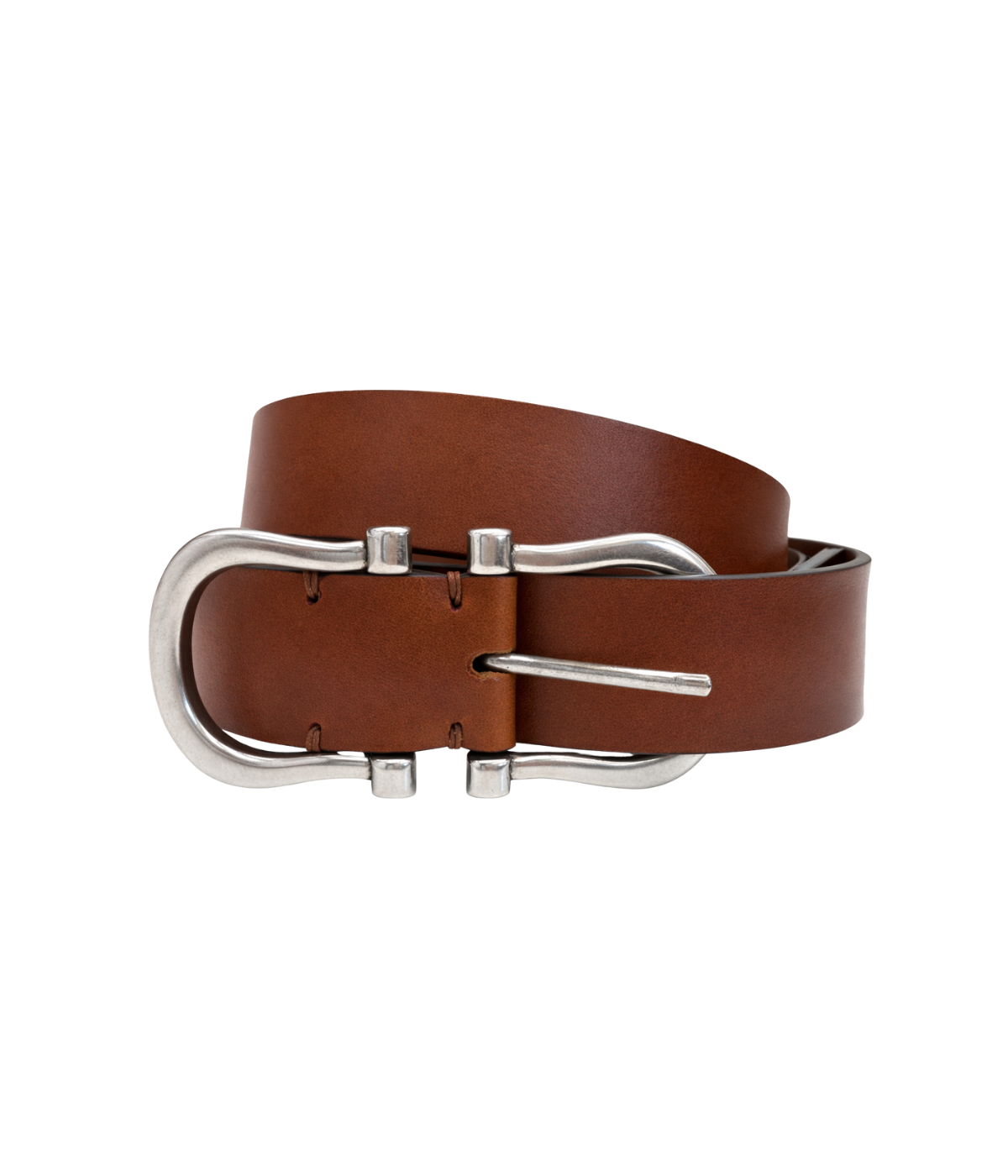 Baby Silver Nicky X Belt in Tan