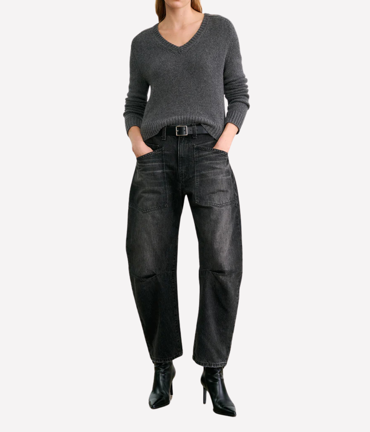 Shon Jean in Stone Washed Black