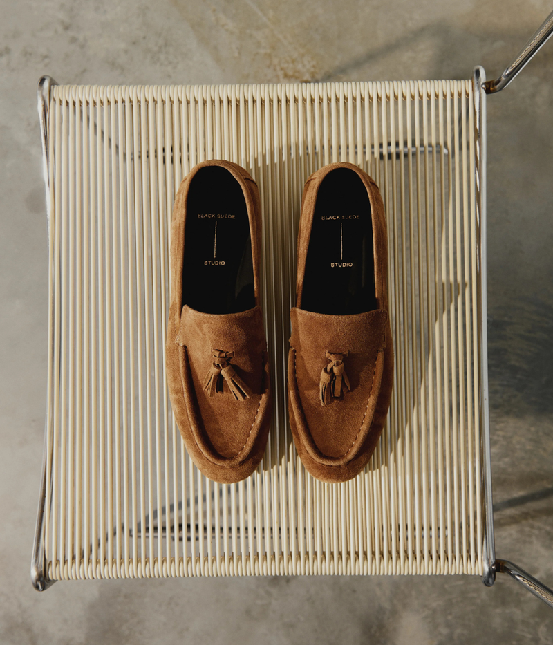 Finn Loafer in Tobacco Suede