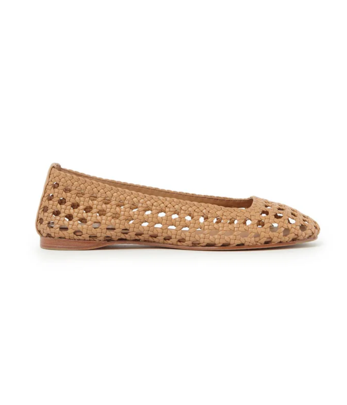 Shell Flat in Camel
