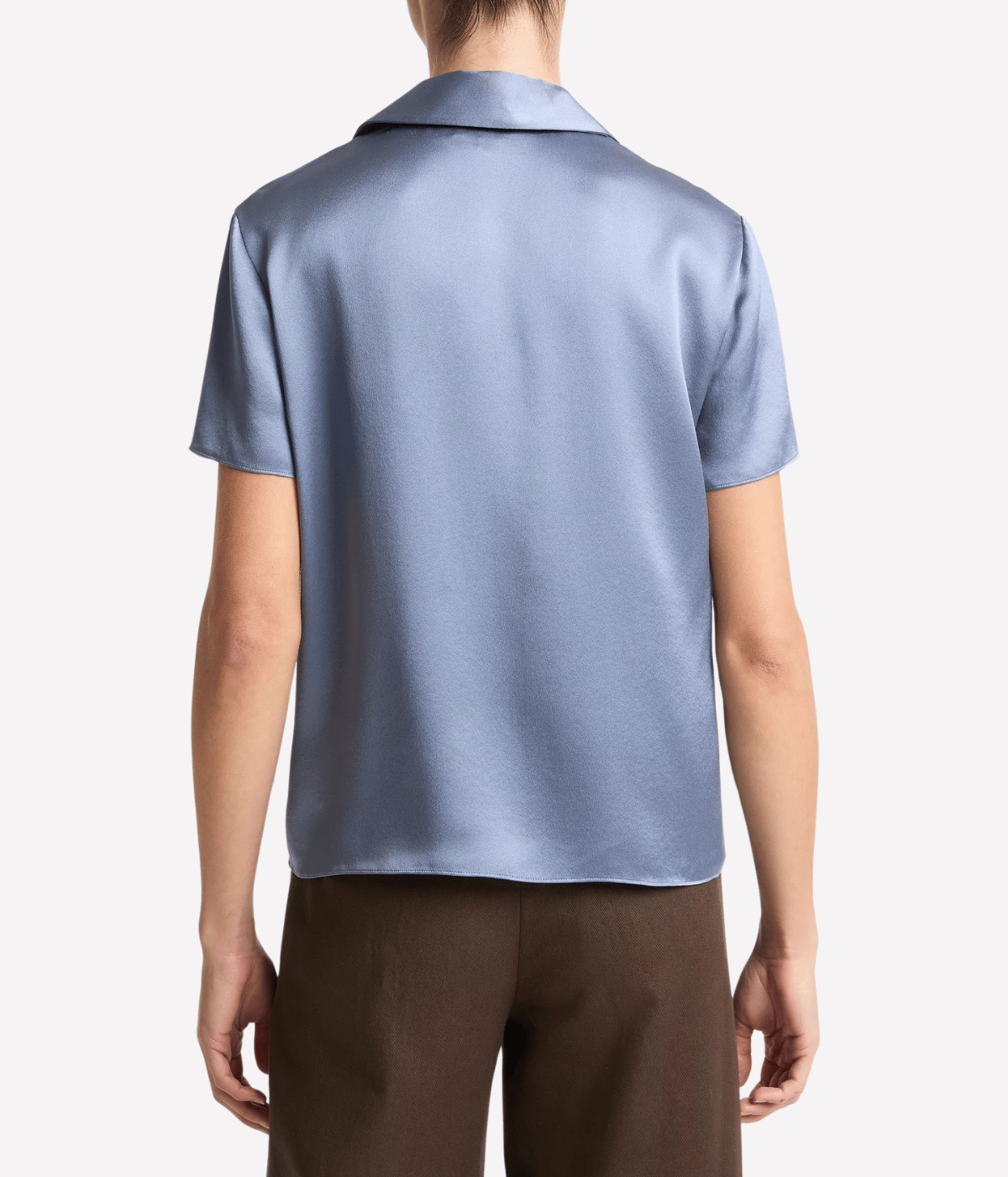 SS Polo Top in Azul