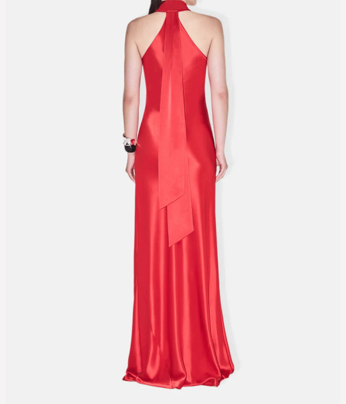 Pandora Dress in Sunset Red