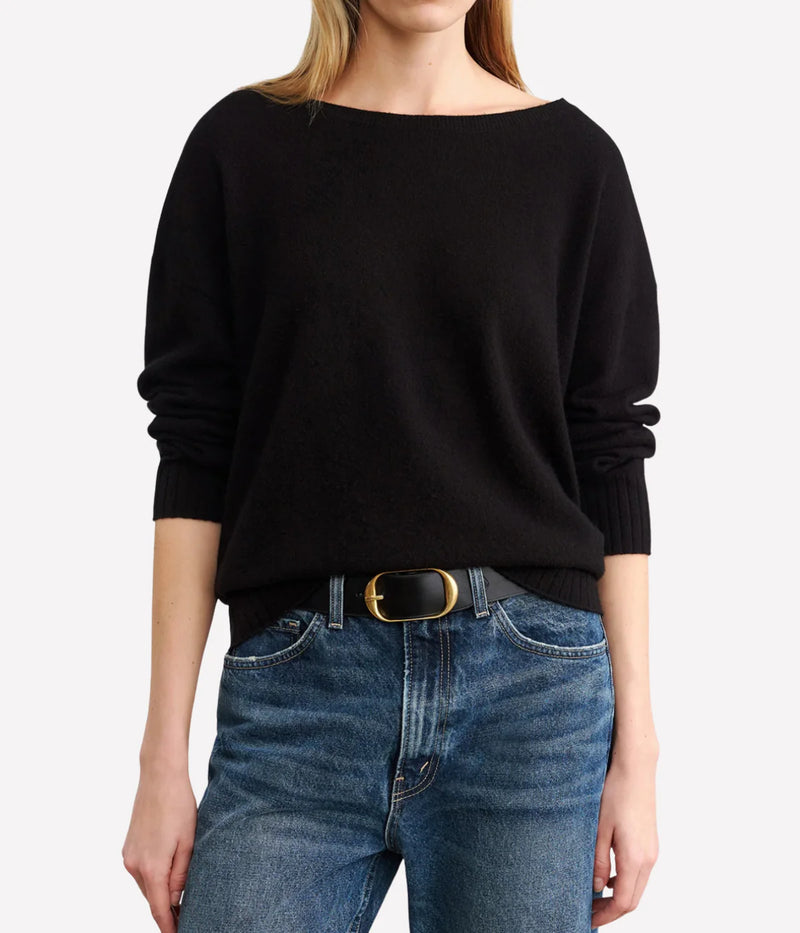 Boyfriend Sweater in Black