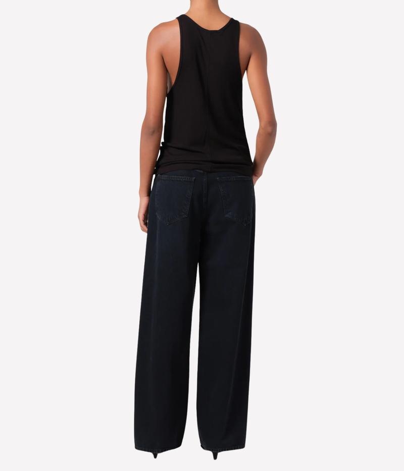 Low Slung Baggy Jean in Crushed